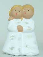 Singer Angel - Retreat pair boy + girl - 14 cm