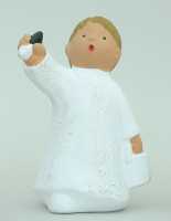 Singer Angel - Karol painting - 13 cm