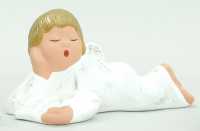 Singer Angel - Jean lying with book head sideways - 16 cm