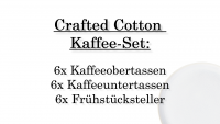 Villeroy & Boch, Crafted Cotton, Kaffee-Set 6 Pers.