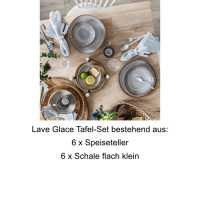 Villeroy & Boch, Lave Glace, Tafel-Set 6 Pers.