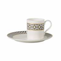 Villeroy & Boch, Metrochic, coffee cup and saucer 2pcs.