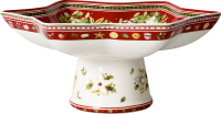 Villeroy & Boch, Winter Bakery Delight, star-shaped bowl on foot, 27x21x12cm